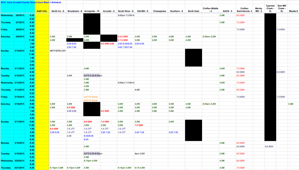 Bennington Court Calendar Printable Computer Tools