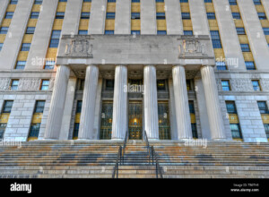 Bronx County Courthouse Also Known As The Mario Merola Building Is A