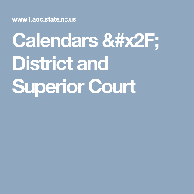 Buncombe County Court Calendar Customize And Print