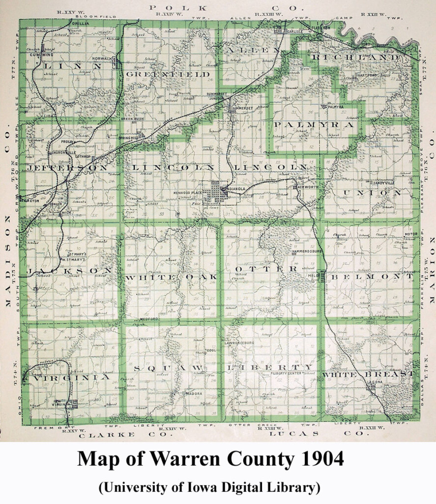 List Of Maps For Warren County