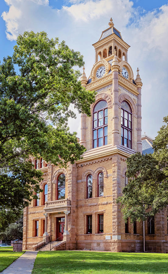 Llano County Courthouse Texas Photograph By Joan Carroll Pixels