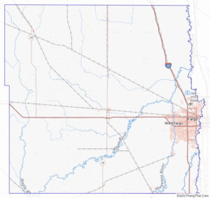 Map Of Cass County North Dakota a c Th ng Th i