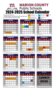 MCPS Board Of Education Approves School Calendar For 2024 2025 Marion