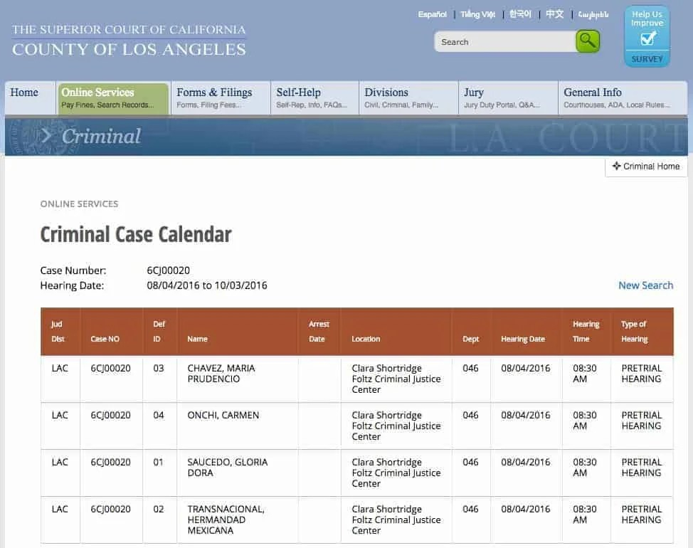 Washington County Criminal Court Calendar Printable Computer Tools